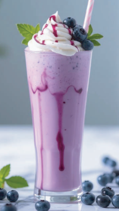 Blueberry Milk Shake