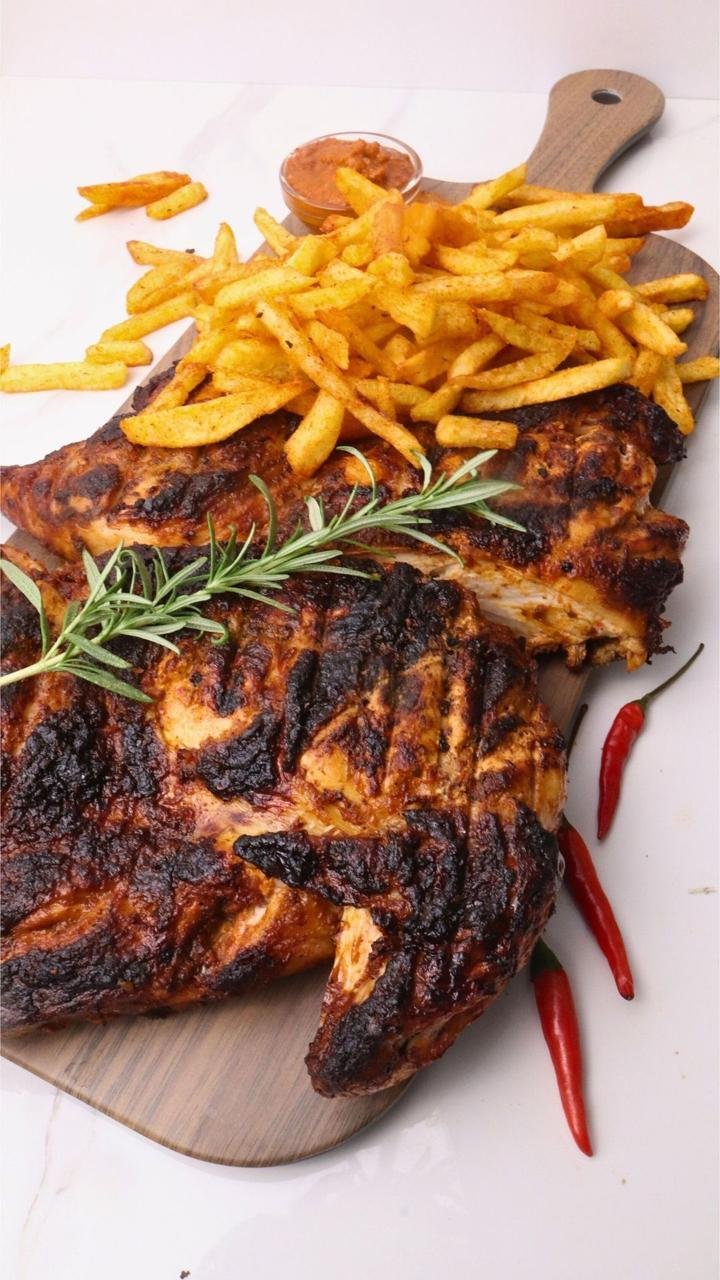 Half Grilled Chicken