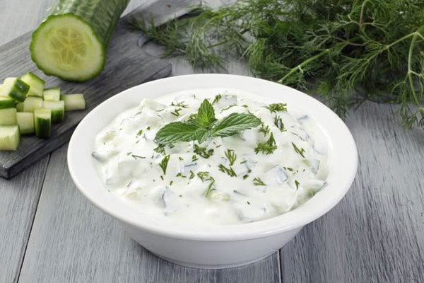 Yogurt with Cucumber