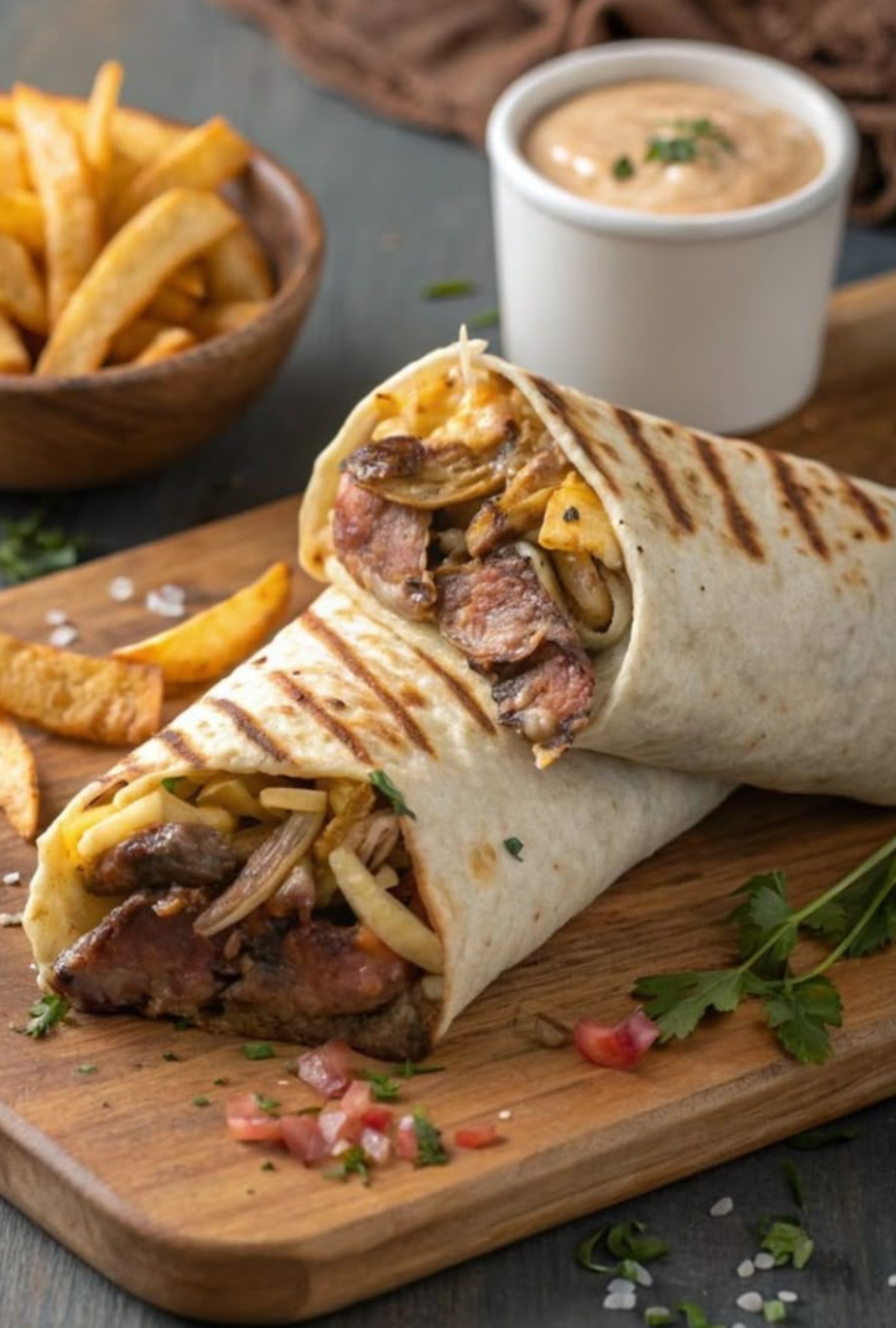 Grilled Meat Sandwich