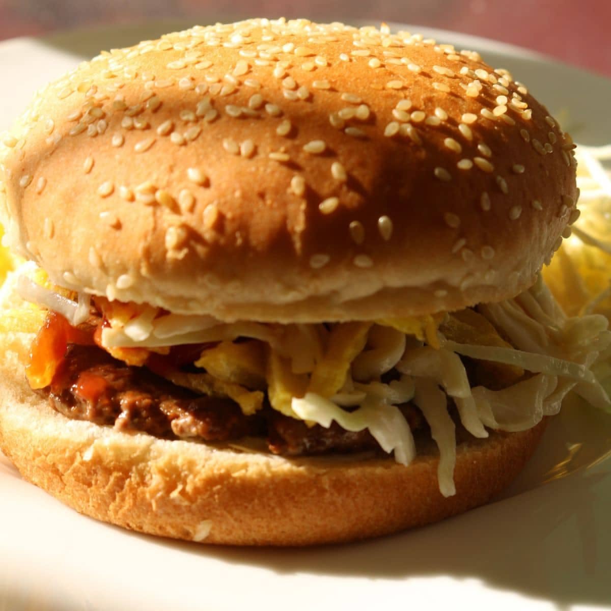 Lebanese Chicken/Beef Burger